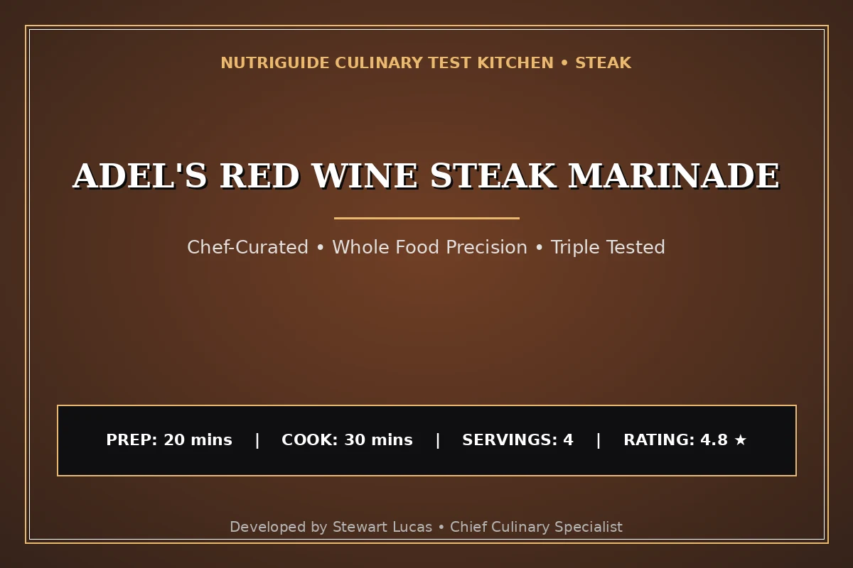 Adel'S Red Wine Steak Marinade