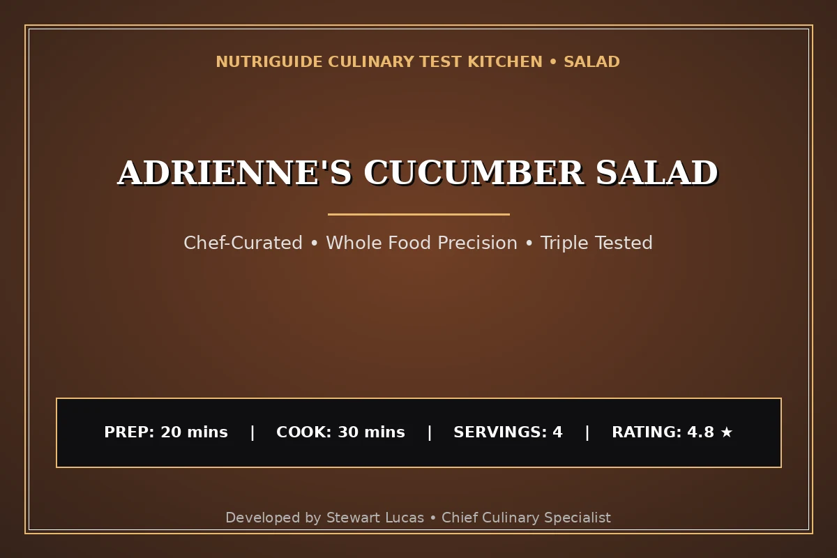 Adrienne'S Cucumber Salad
