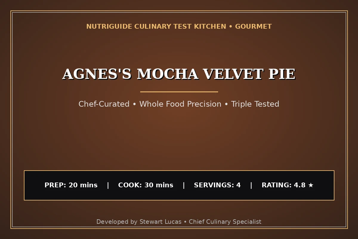Agnes'S Mocha Velvet Pie