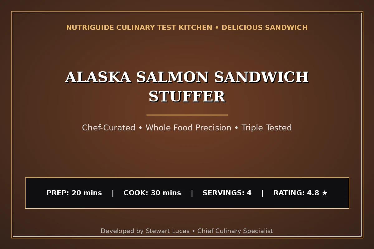 Alaska Salmon Sandwich Stuffer