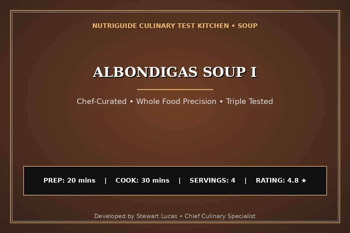 Albondigas Soup I