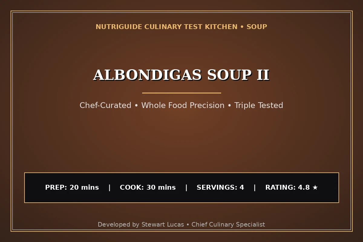 Albondigas Soup Ii