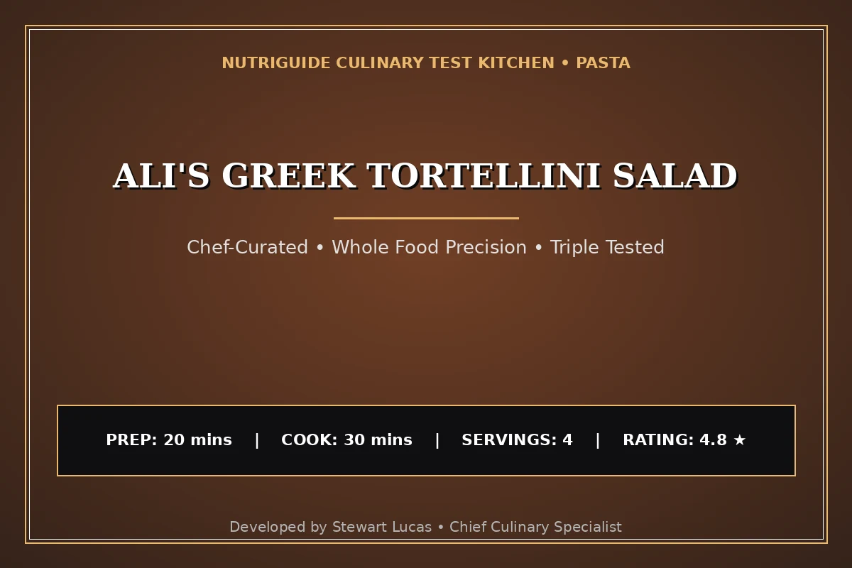 Ali'S Greek Tortellini Salad