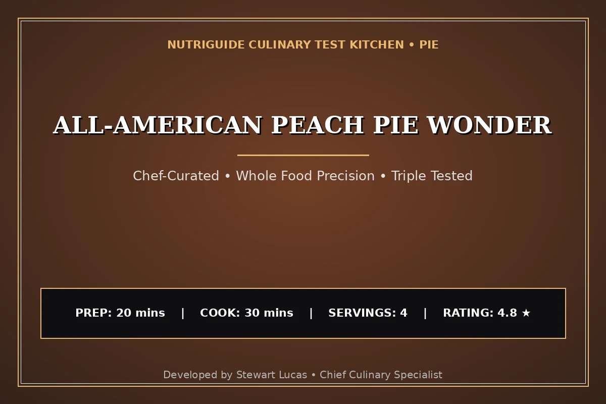 All-American Peach Pie Wonder
