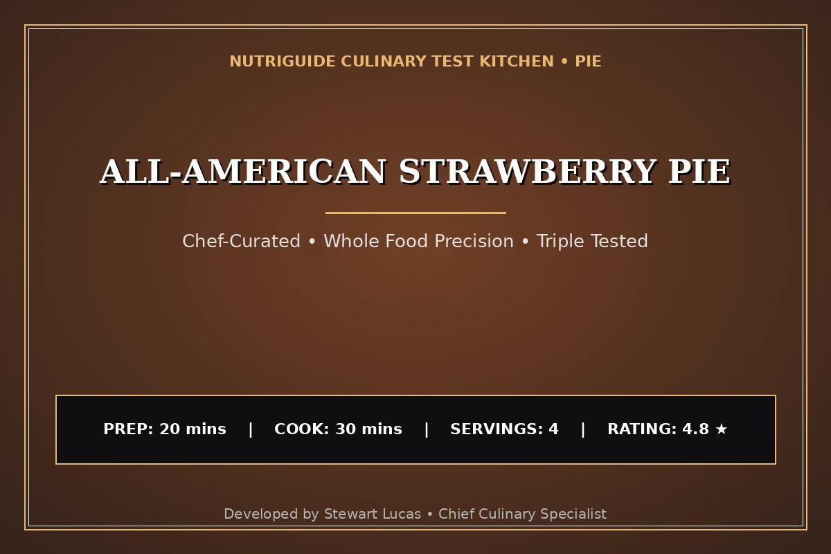 All-American Strawberry Pie