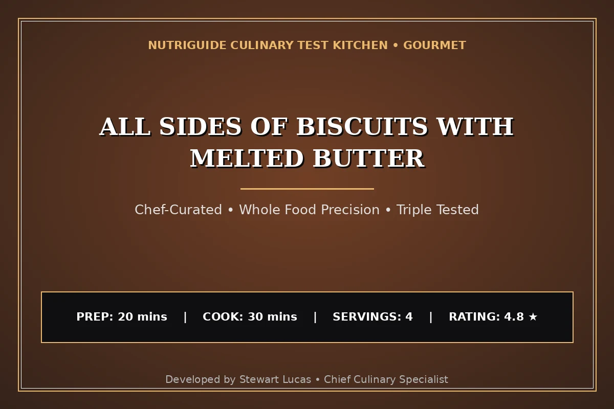 All Sides Of Biscuits With Melted Butter
