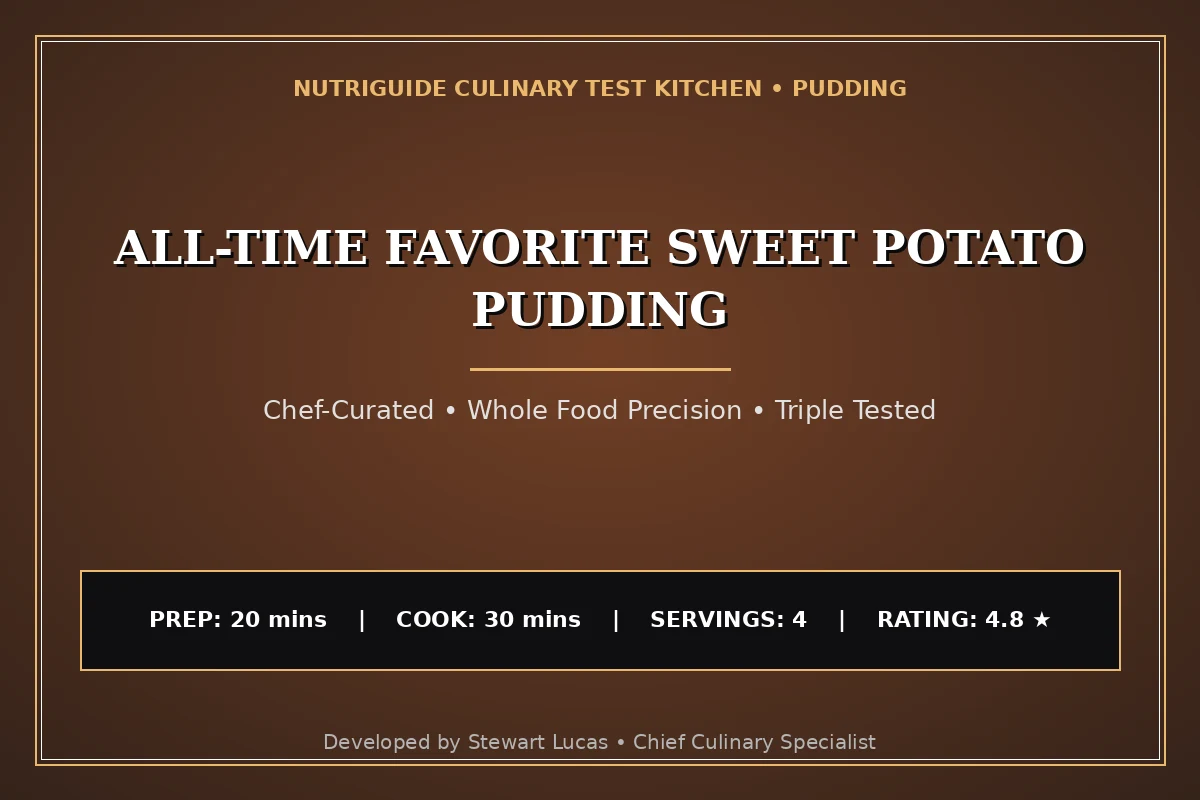 All-Time Favorite Sweet Potato Pudding