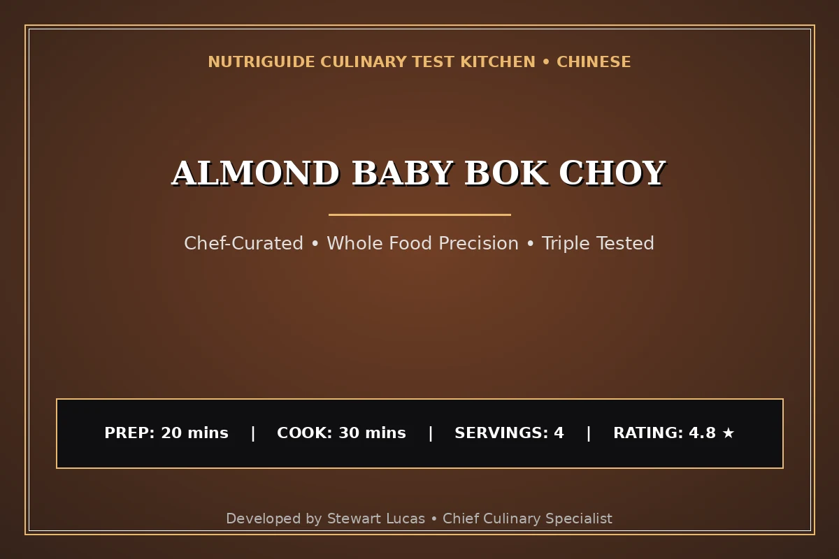 Almond Baby Bok Choy