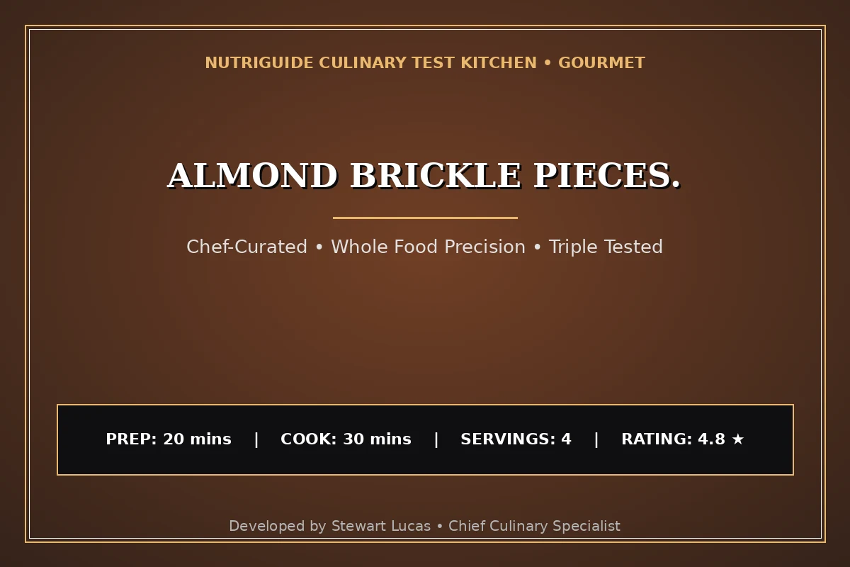 Almond Brickle Pieces.