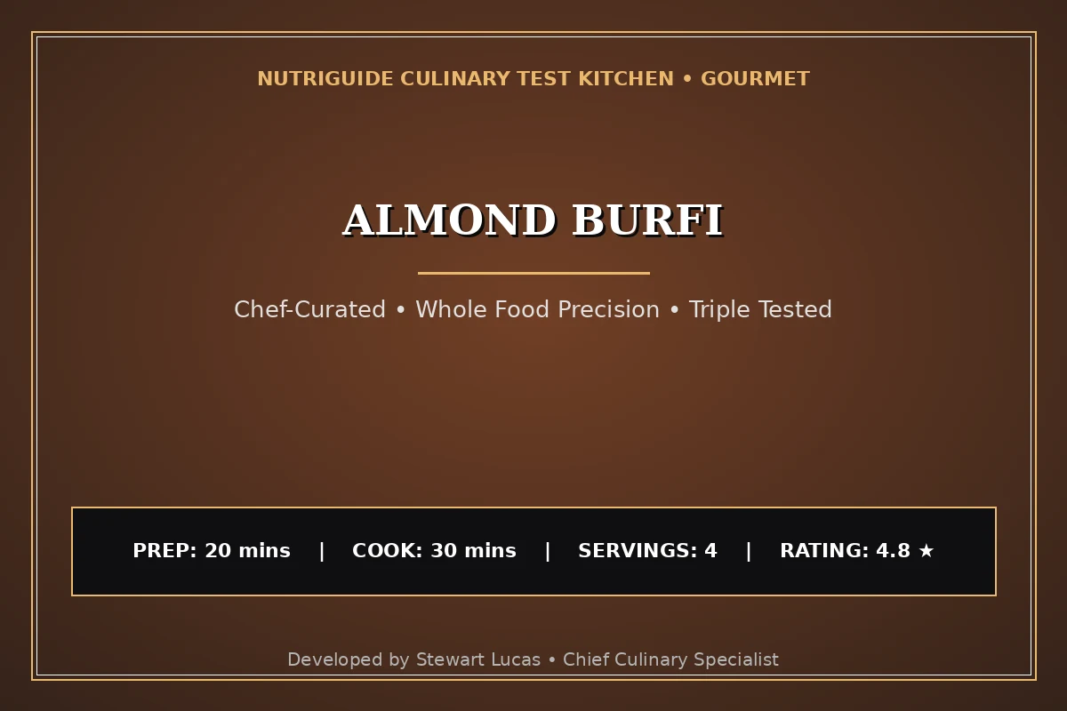 Almond Burfi