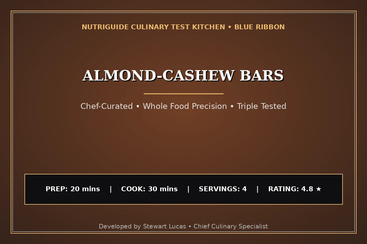 Almond-Cashew Bars
