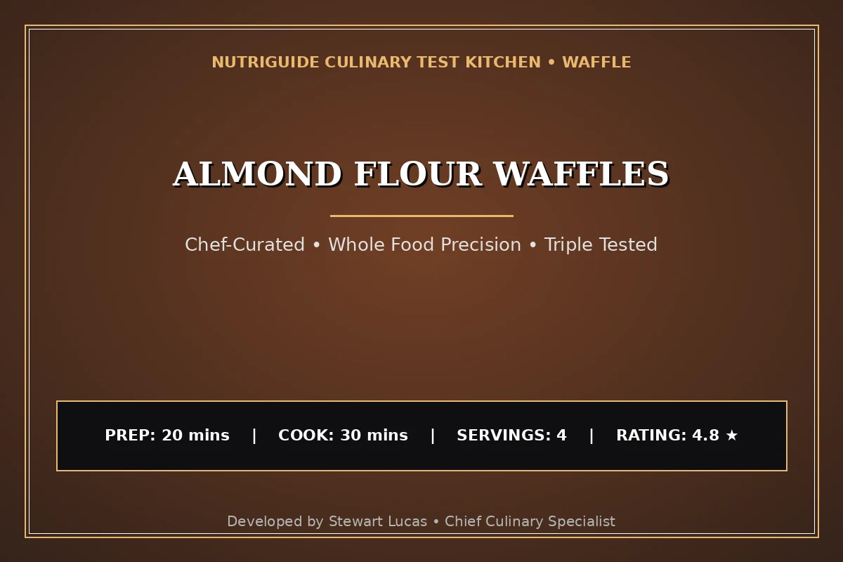 Almond Flour Waffles