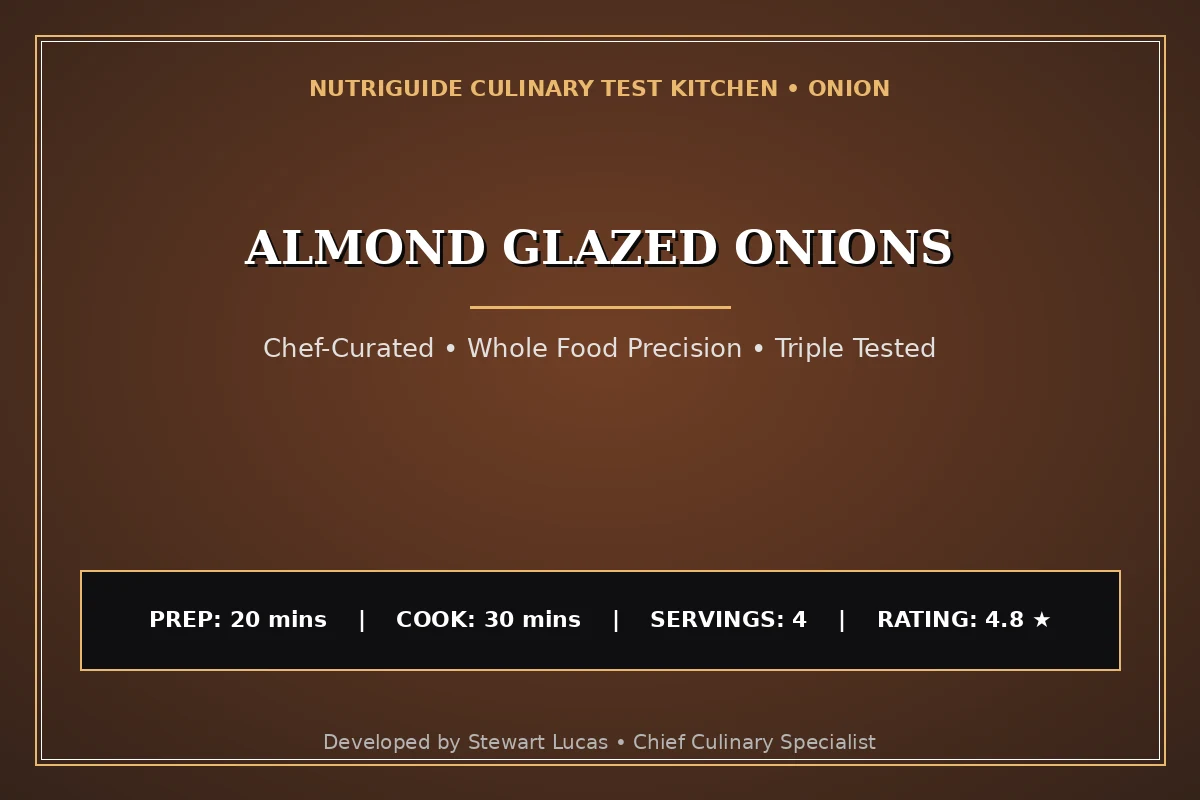 Almond Glazed Onions