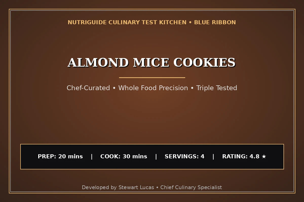 Almond Mice Cookies