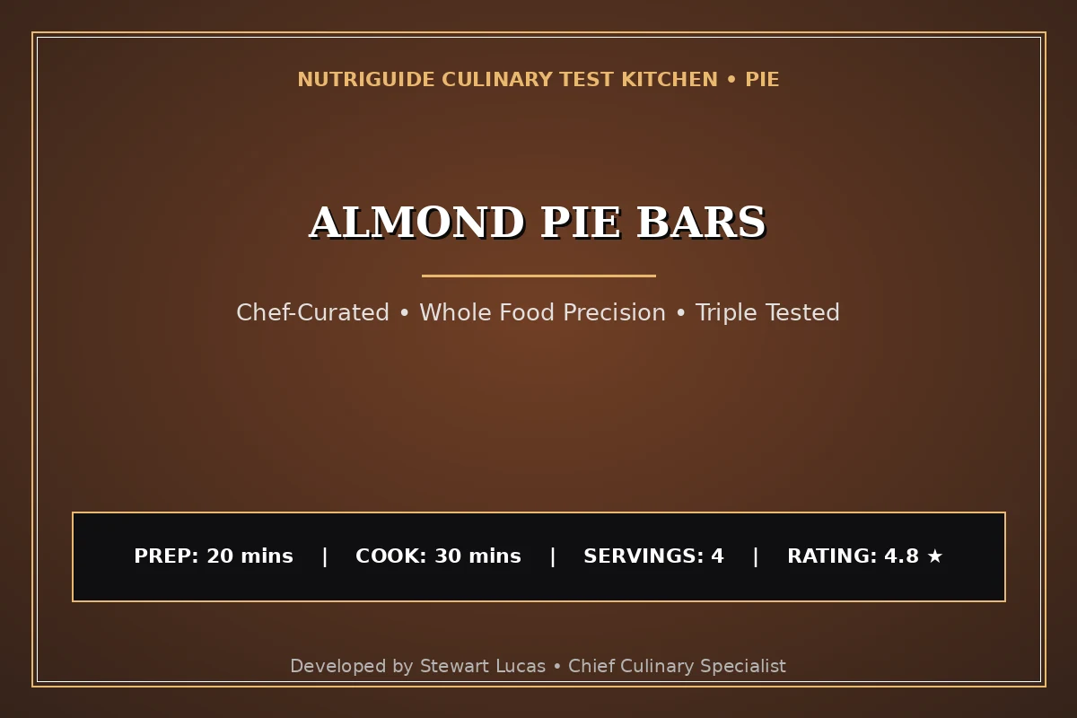 Almond Pie Bars