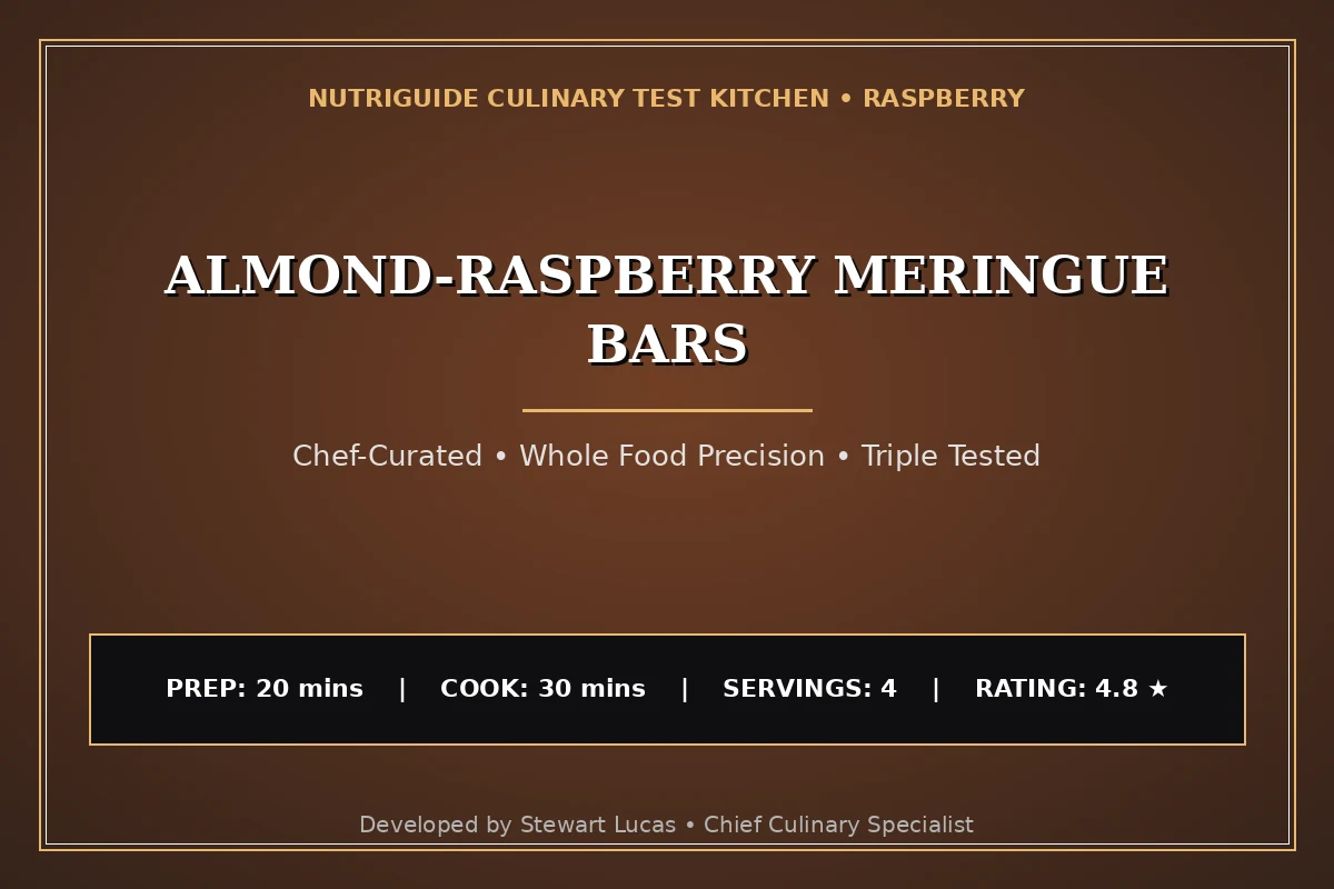 Almond-Raspberry Meringue Bars