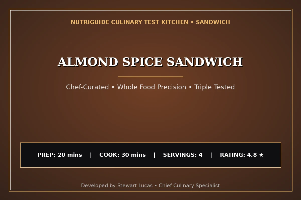 Almond Spice Sandwich