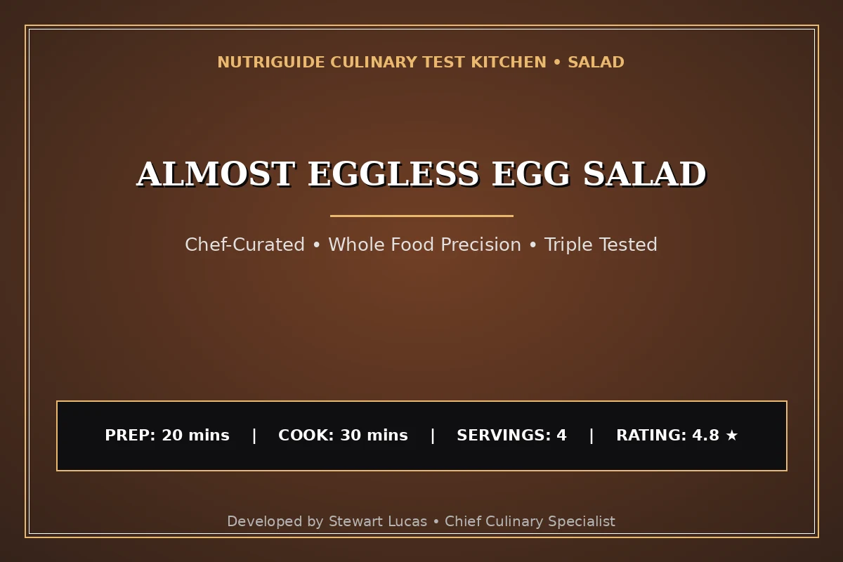 Almost Eggless Egg Salad