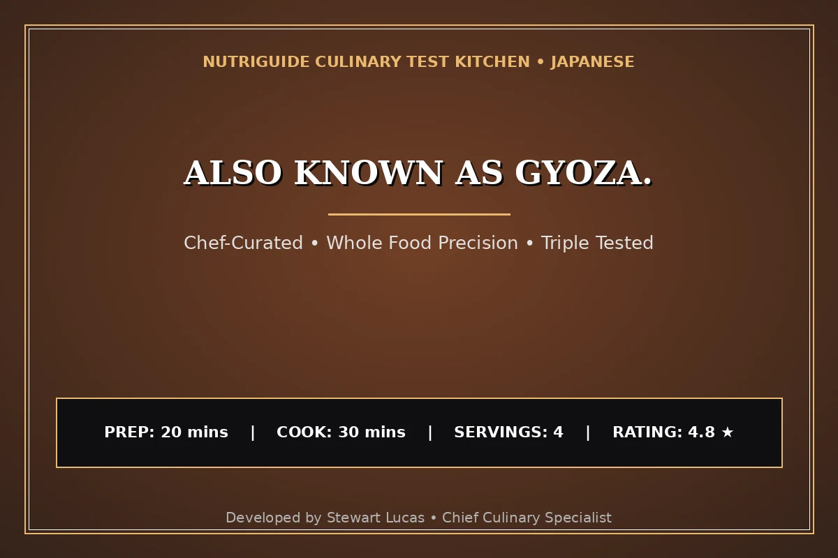 Also Known As Gyoza.