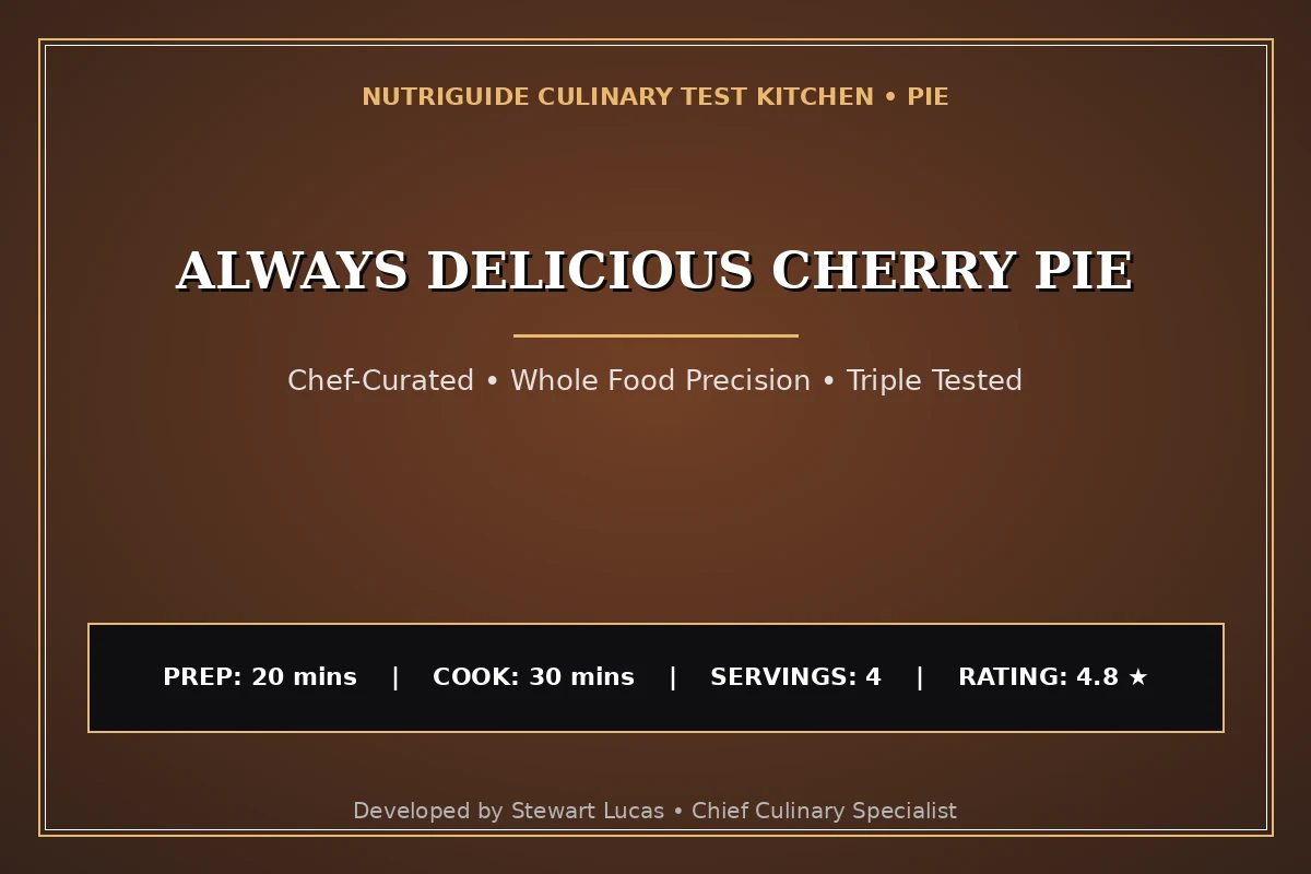 Always Delicious Cherry Pie