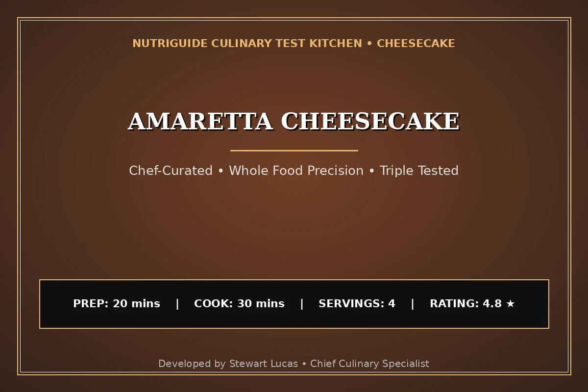 Amaretta Cheesecake
