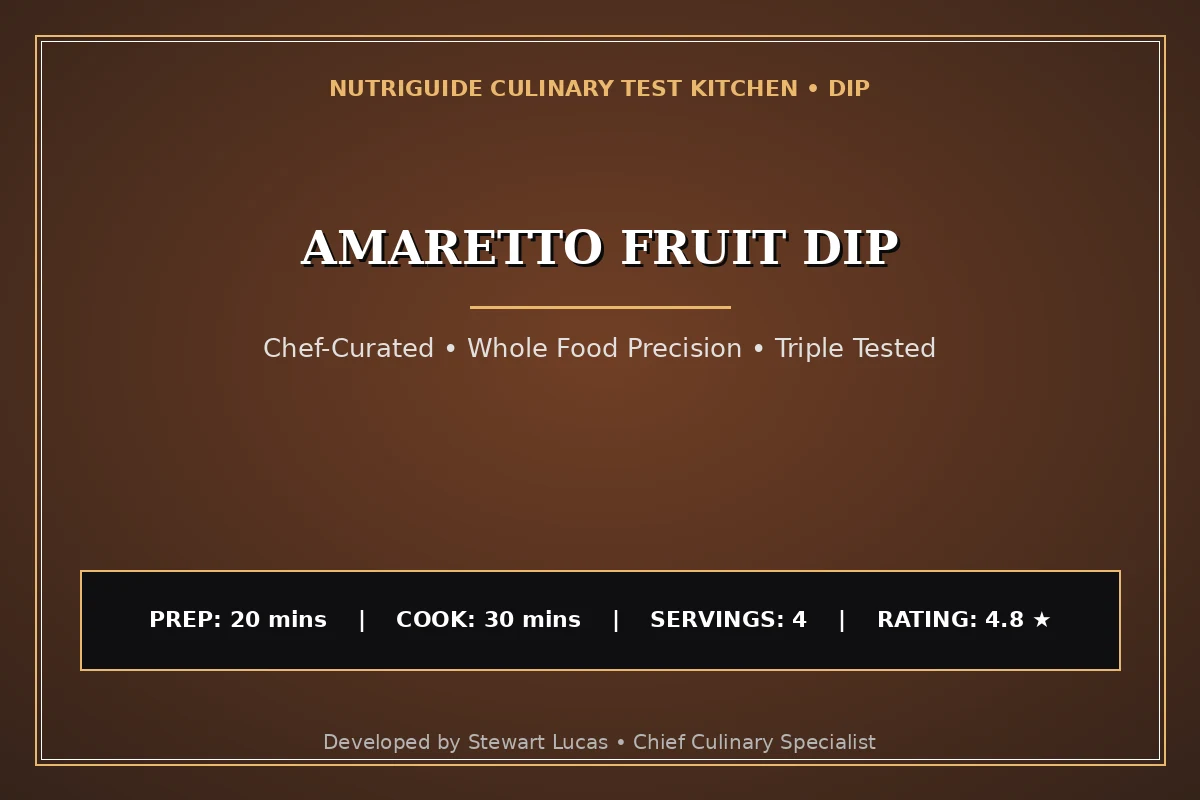 Amaretto Fruit Dip