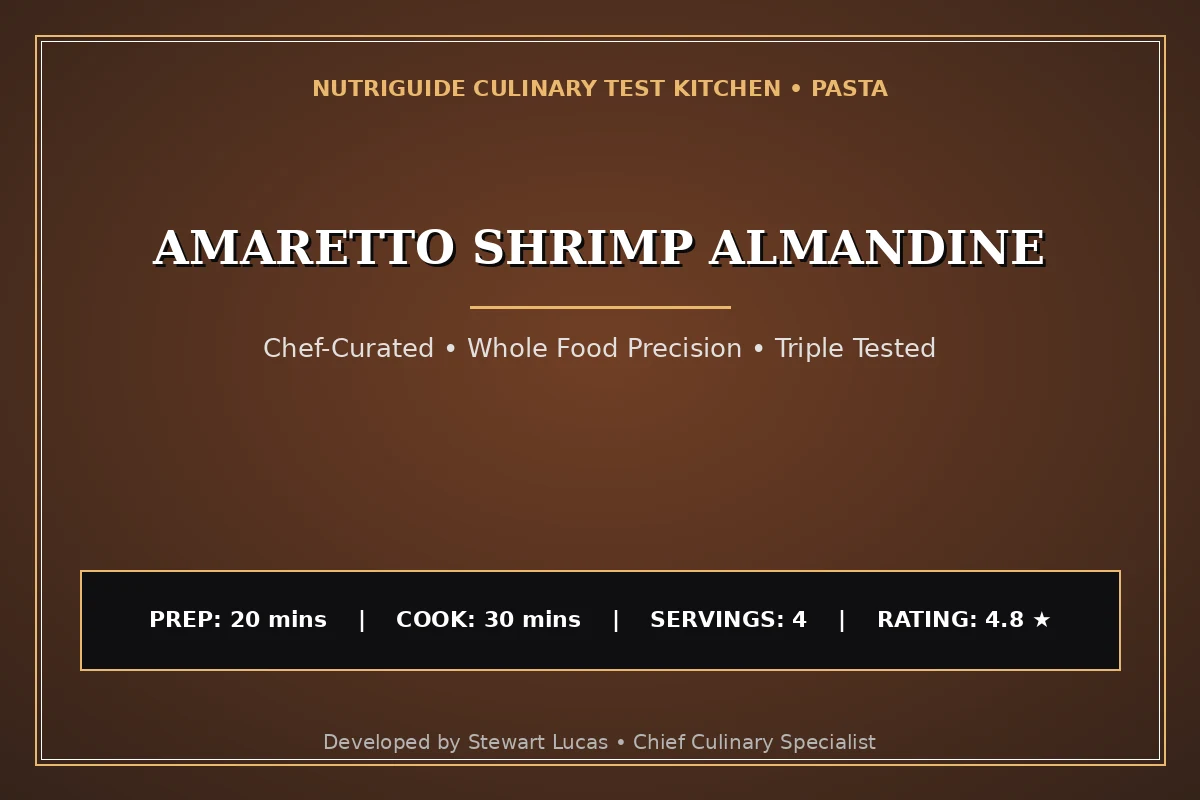 Amaretto Shrimp Almandine