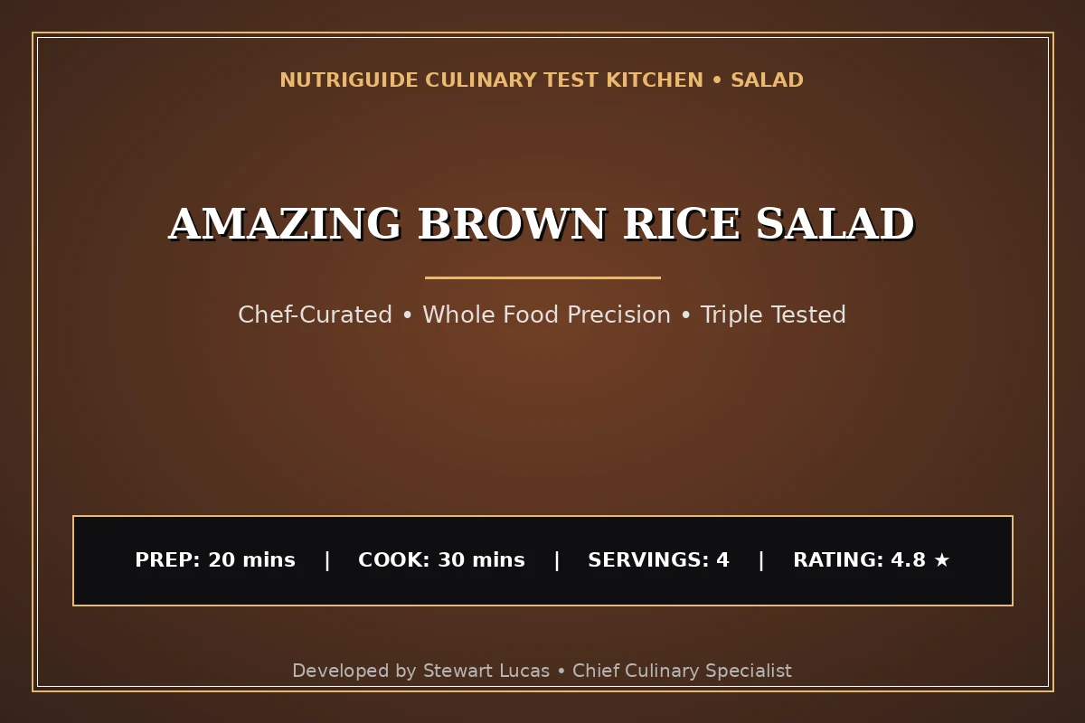 Amazing Brown Rice Salad
