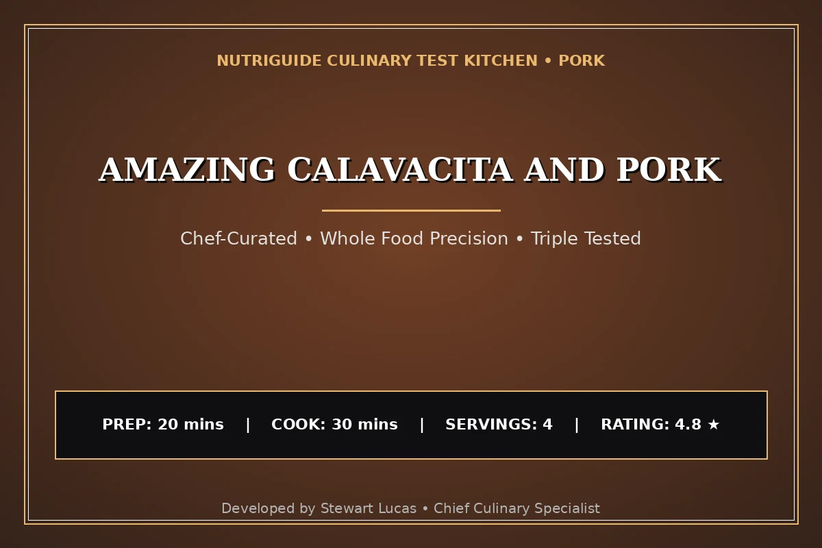 Amazing Calavacita And Pork