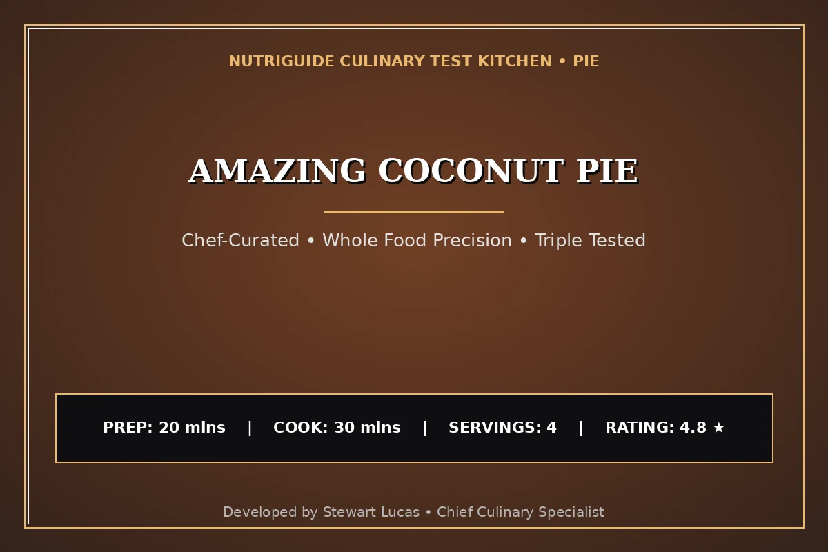 Amazing Coconut Pie