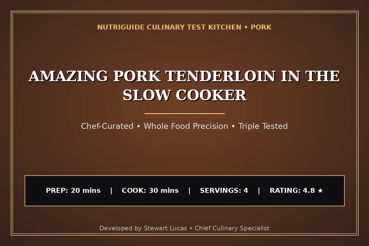 Amazing Pork Tenderloin In The Slow Cooker
