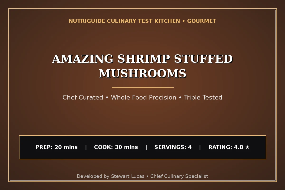 Amazing Shrimp Stuffed Mushrooms