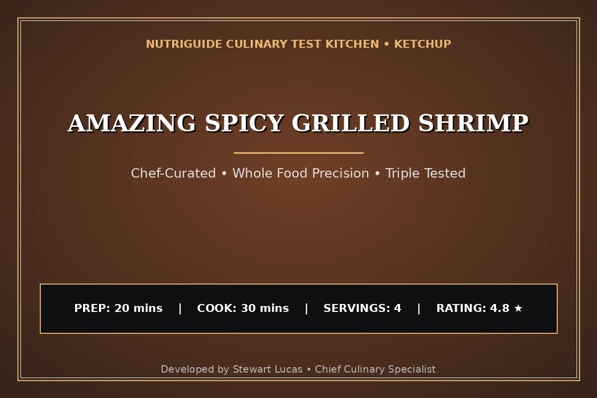 Amazing Spicy Grilled Shrimp