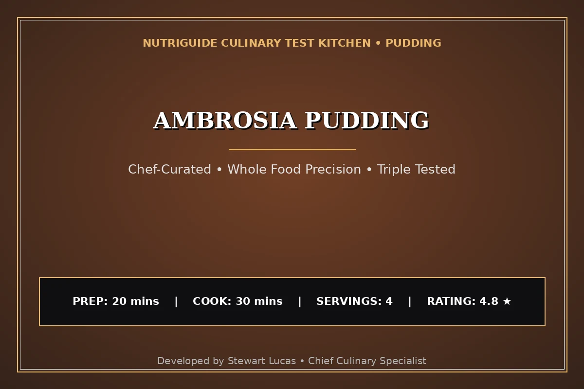 Ambrosia Pudding