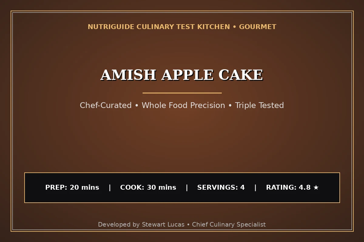 Amish Apple Cake