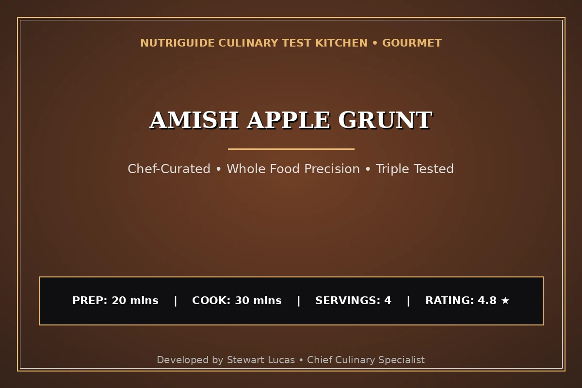 Amish Apple Grunt