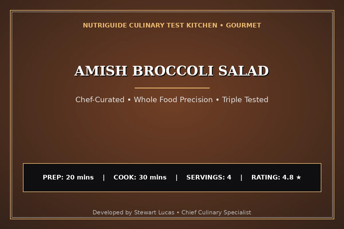 Amish Broccoli Salad