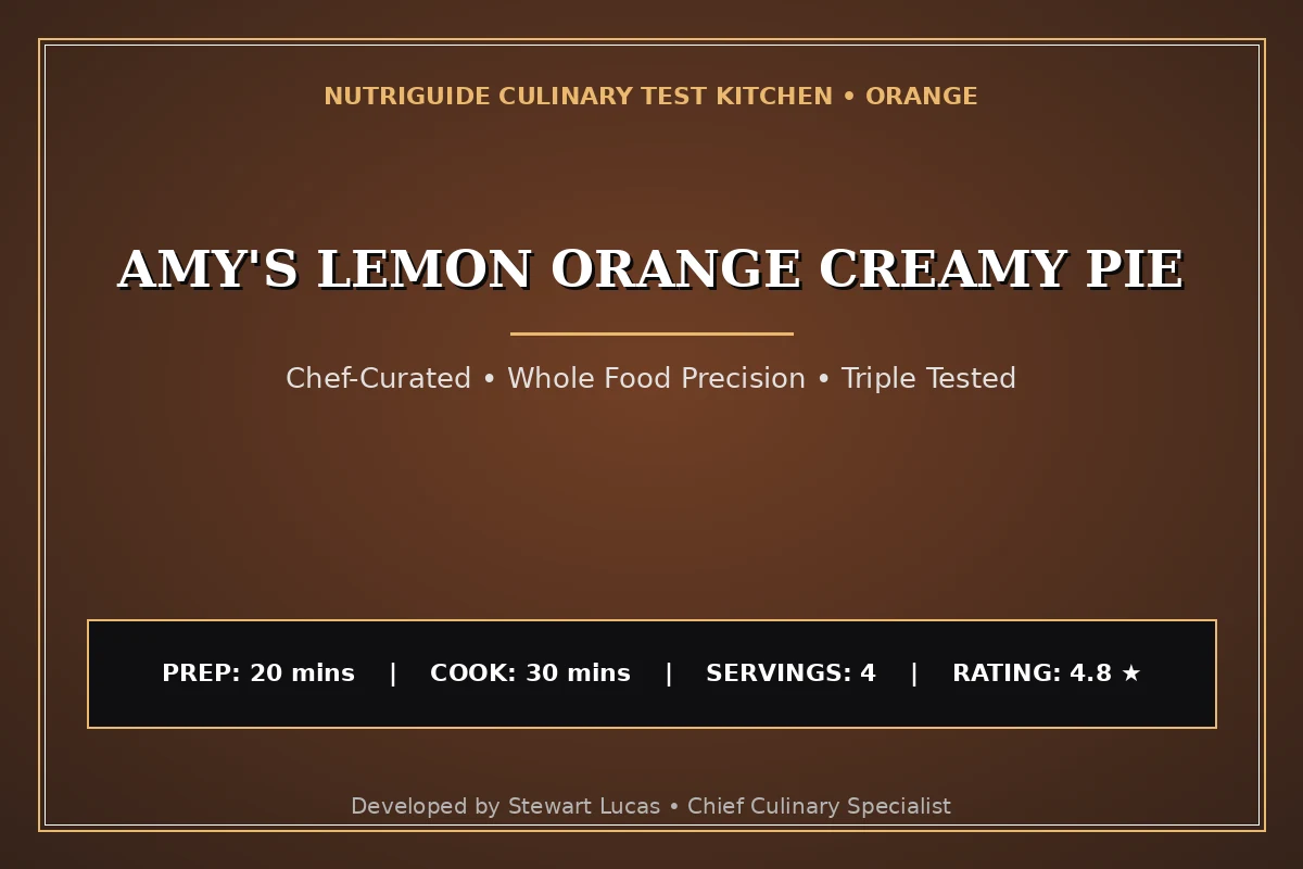 Amy'S Lemon Orange Creamy Pie