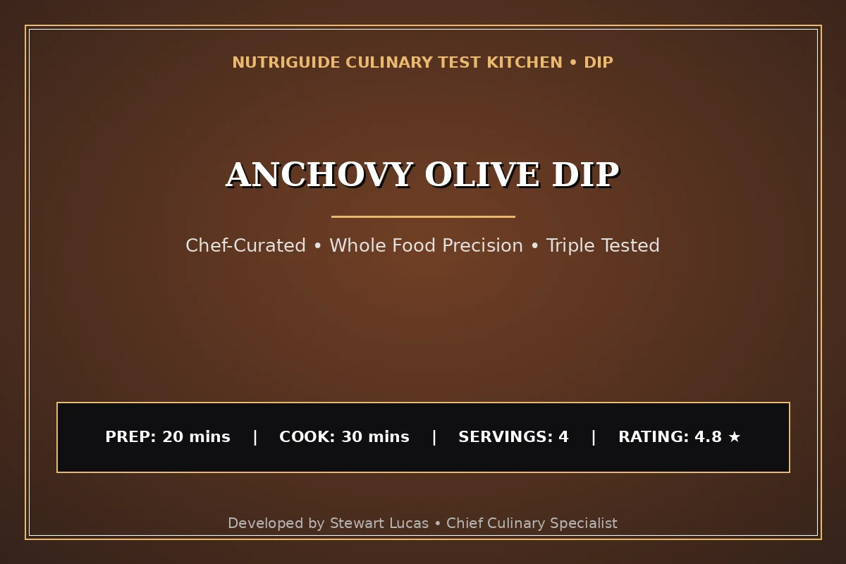Anchovy Olive Dip