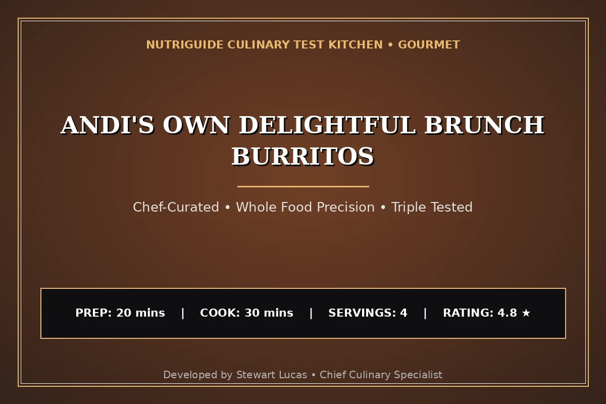 Andi'S Own Delightful Brunch Burritos