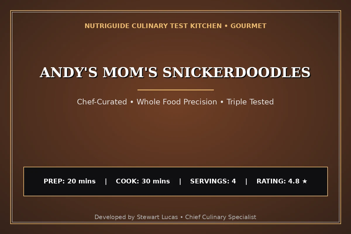 Andy'S Mom'S Snickerdoodles