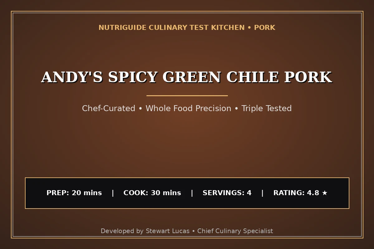 Andy'S Spicy Green Chile Pork