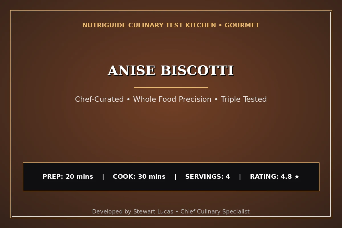 Anise Biscotti