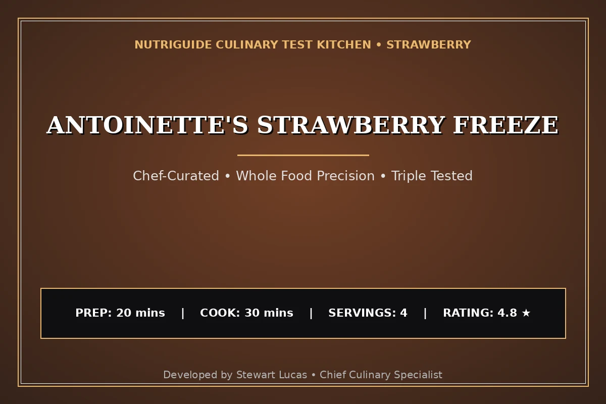 Antoinette'S Strawberry Freeze