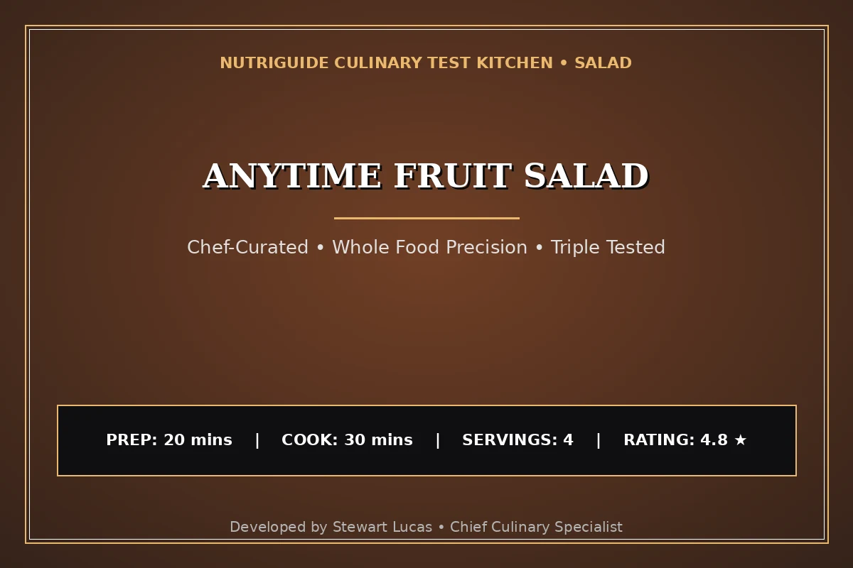 Anytime Fruit Salad
