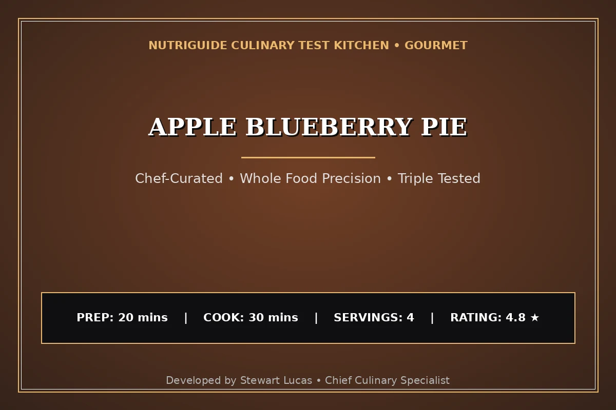 Apple Blueberry Pie