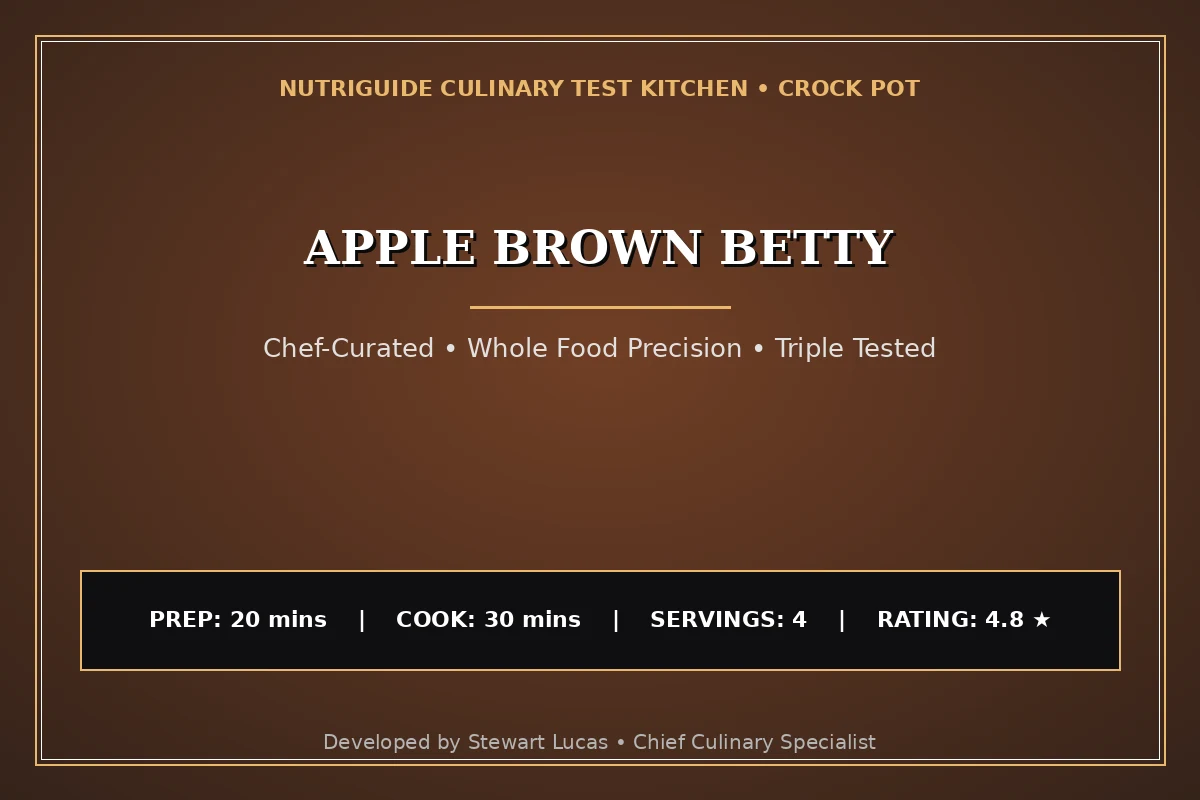 Apple Brown Betty