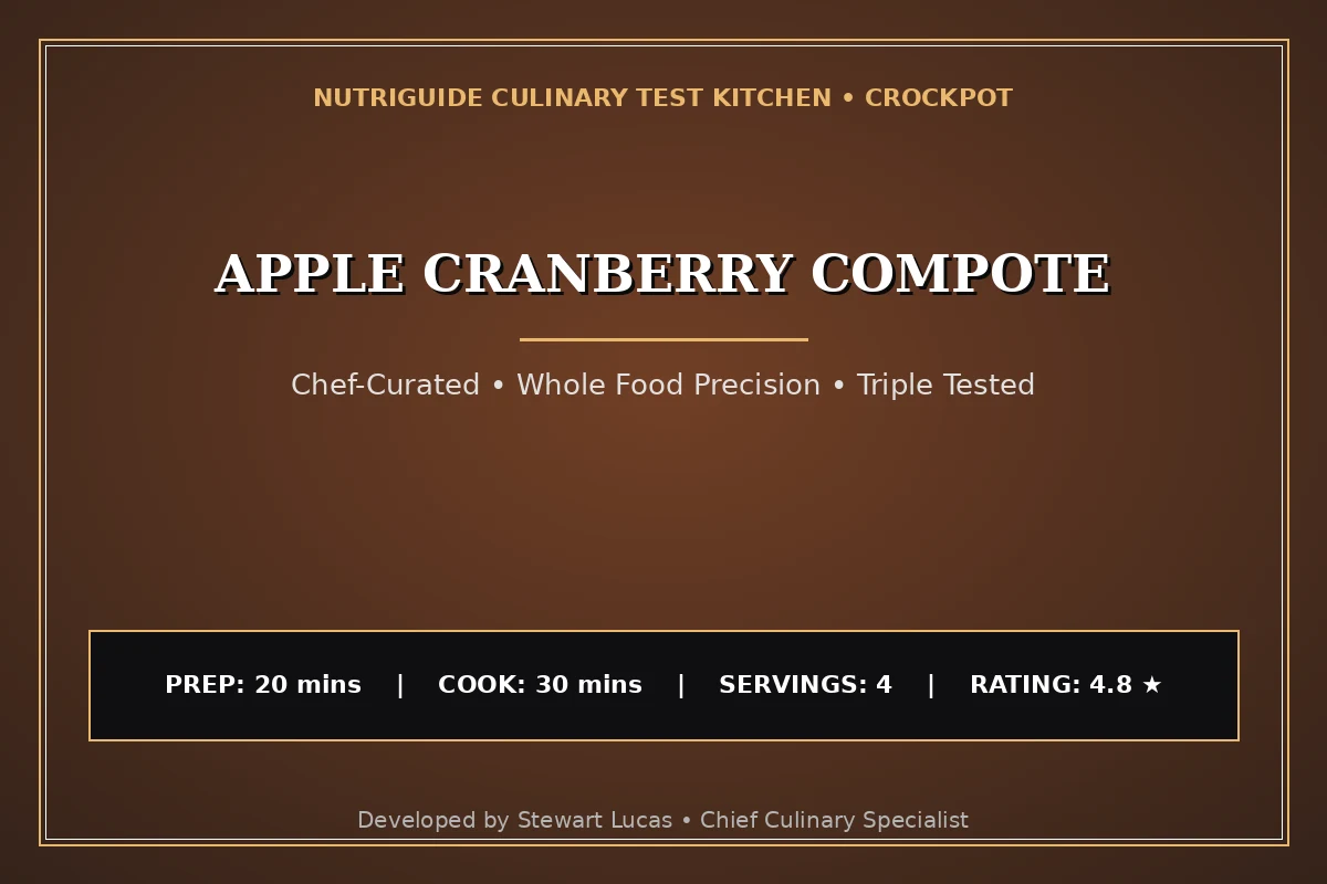 Apple Cranberry Compote