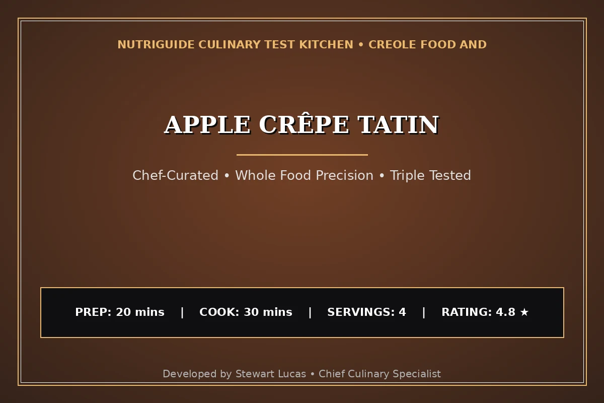 Apple Crêpe Tatin