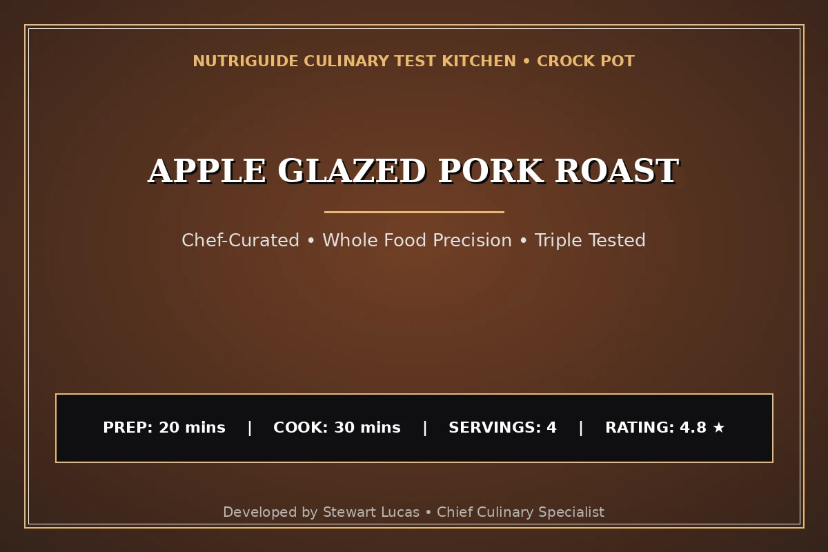 Apple Glazed Pork Roast